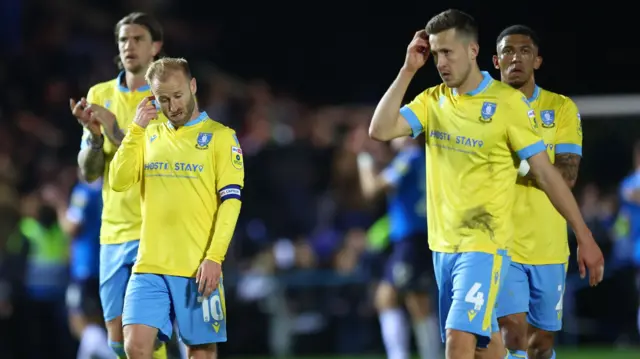 Sheff Wed dejected