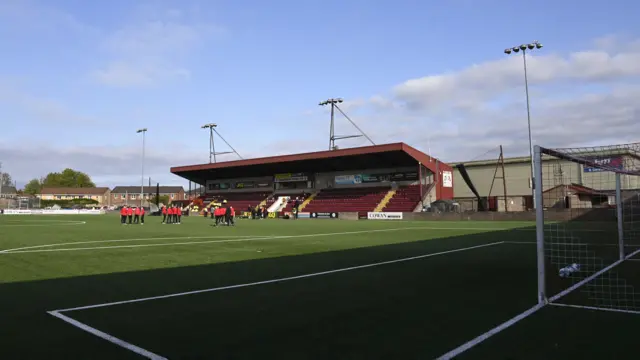 Tonight's game will be held at Ochilview, where Queen's Park have played this season