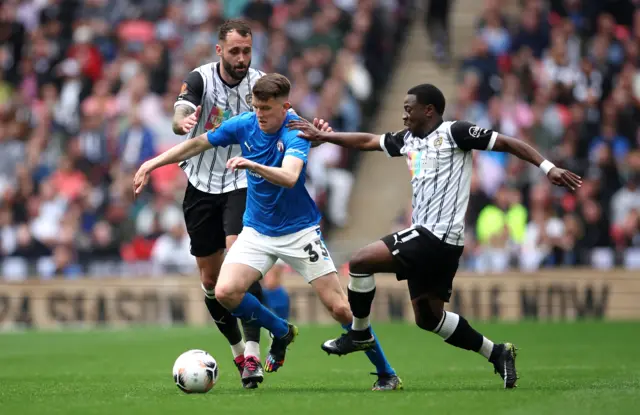 Chesterfield still lead against Notts County with just under 30 minutes remaining