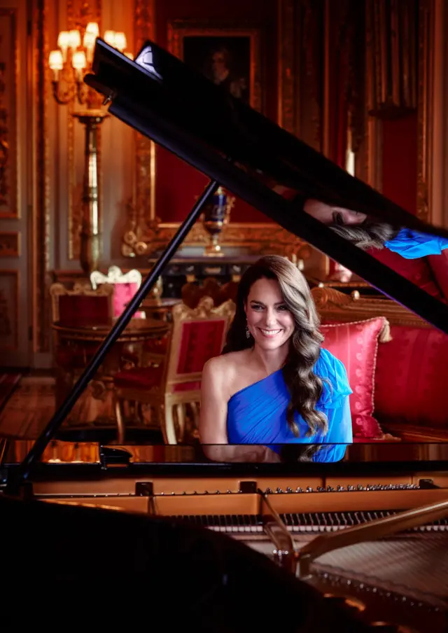 Princess Of Wales at the piano