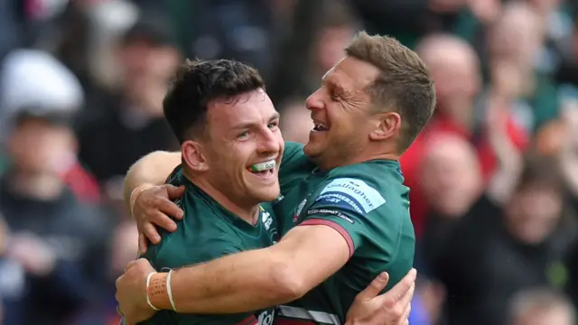 Leicester Tigers duo Matt Scott and Jimmy Gopperth