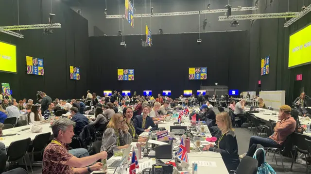 Eurovision press room