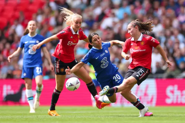 Sam Kerr and Millie Turner