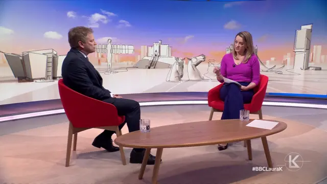 Grant Shapps and Laura Kuenssberg