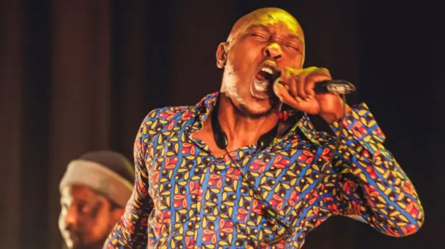 Seun Kuti on stage