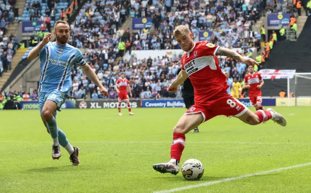 Coventry v Middlesbrough