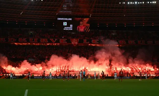 Bayer Leverkusen fans