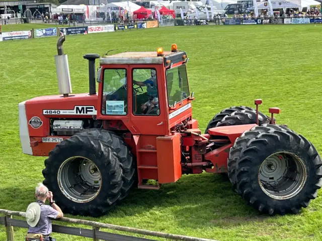 Tractor procession