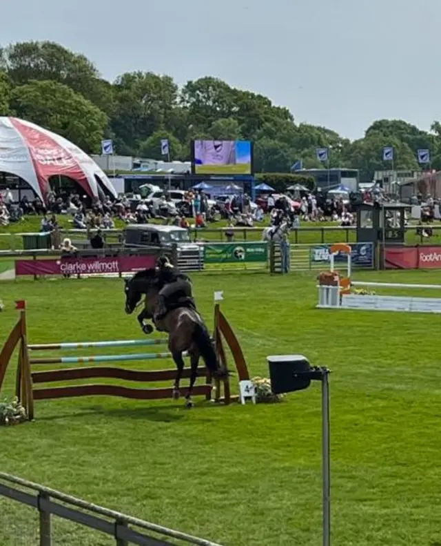 Showjumping at the Devon County Show