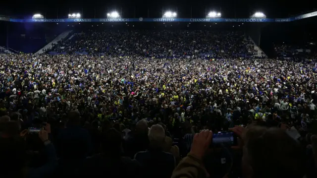 Sheffield Wednesday pitch invasion