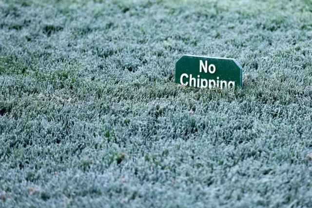 Frost on the Oak Hill course