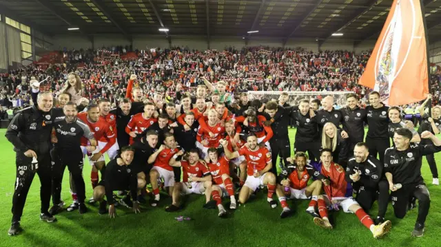 Barnsley celebrate