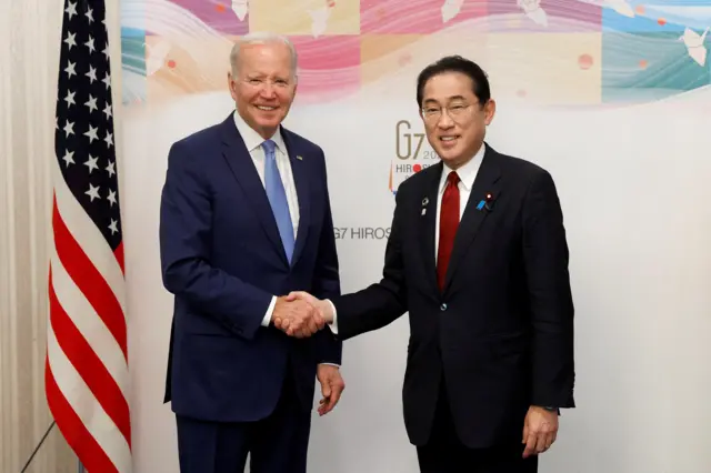 US President Joe Biden and Japan's PM Fumio Kishida