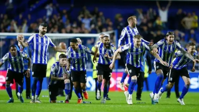 Sheff Wed celebrate