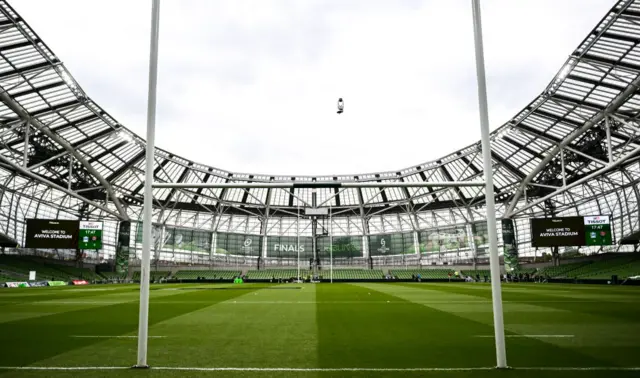 General view of the Aviva Stadium in Dublin