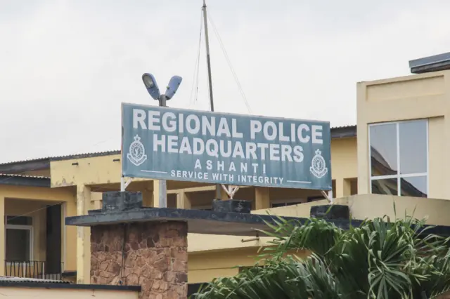 The Ashanti Regional Police Head Quarter in Kumasi, is pictured on June 7, 2019