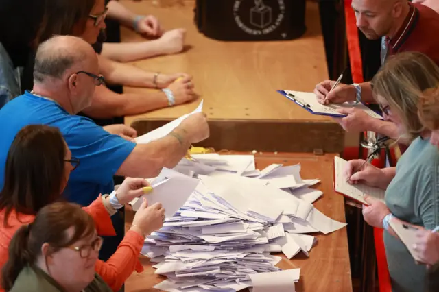 Counting is under way in Northern Ireland's council elections