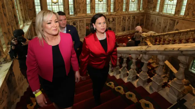 Michelle O'Neill and Mary Lou McDonald