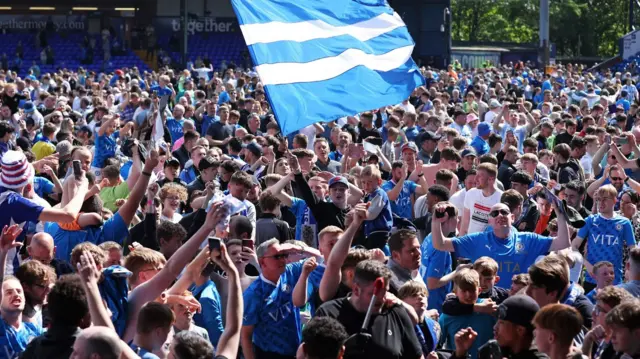 Stockport celebrate