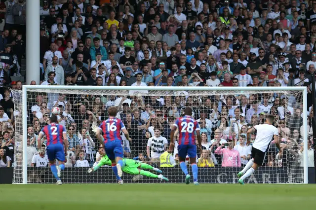 Aleksandar Mitrovic scores for Fulham