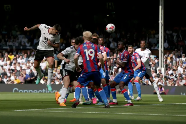 Aleksandar Mitrovic scores the team's second goal