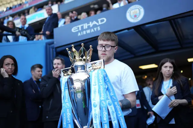 Premier League trophy