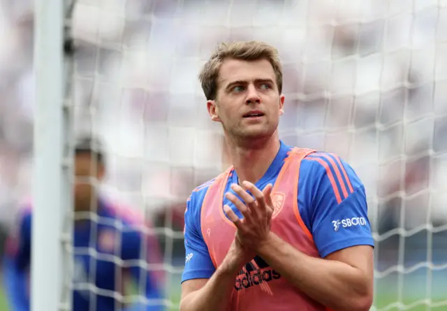 Patrick Bamford during warm-up