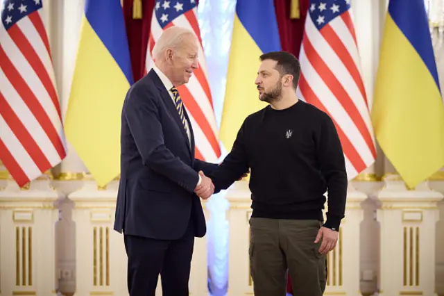 Biden and Zelensky