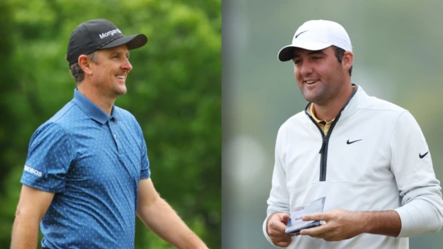 Justin Rose and Scottie Scheffler