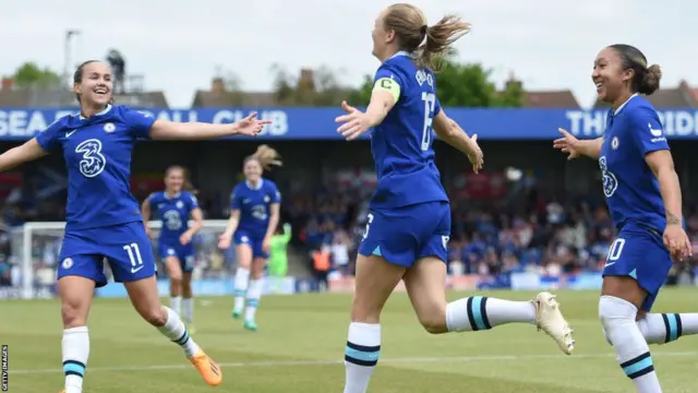 Chelsea celebrate