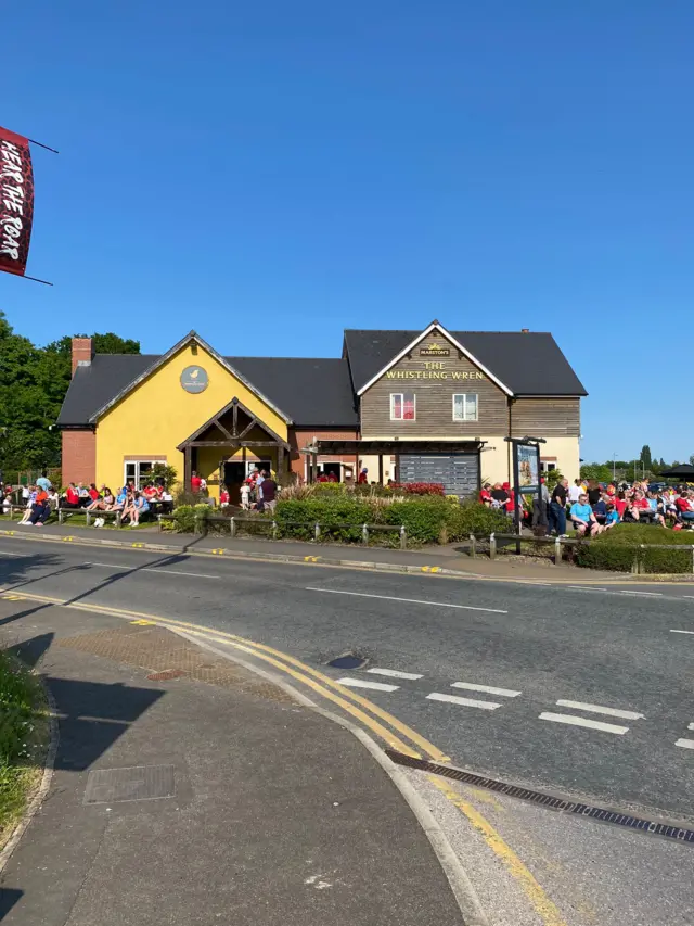 Pub outside Leigh Sports Village