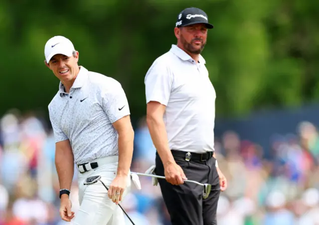 Rory McIlroy & Michael Block