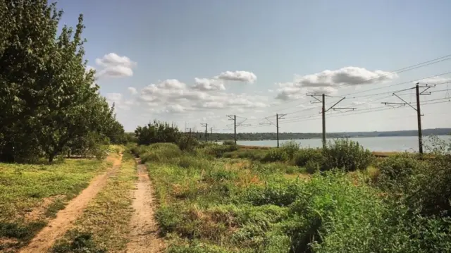 The former main railway line from Moscow to Crimea