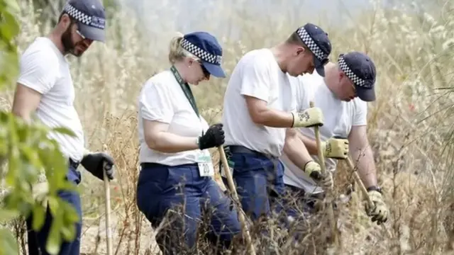 Met Police officers searched scrubland near where Madeleine vanished in 2014