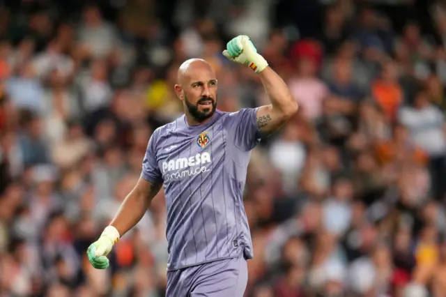 Villarreal goalkeeper Pepe Reina