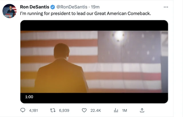 Ron DeSantis campaign video