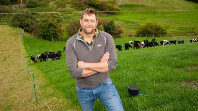 A Welsh farmer Llyr Jones