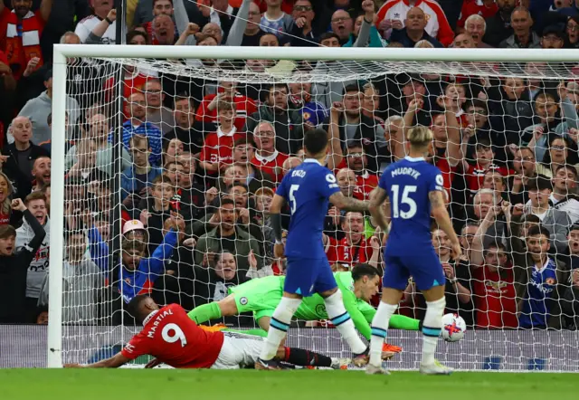 Kepa makes a save