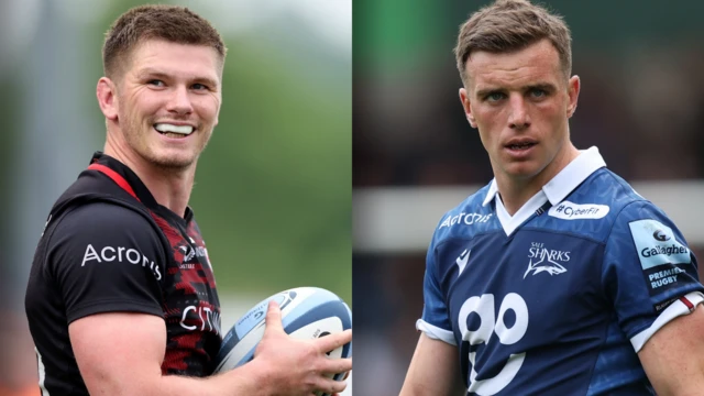 Owen Farrell and George Ford