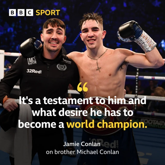 Boxing brothers Michael and Jamie Conlan