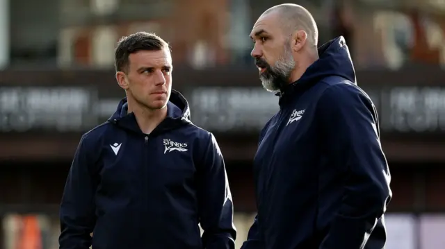 George Ford and Alex Sanderson