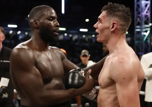 Chris Billam-Smith and Lawrence Okolie speak