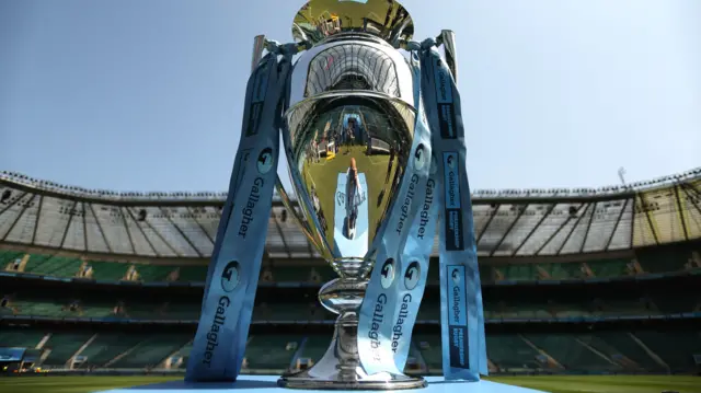 Premiership Rugby trophy