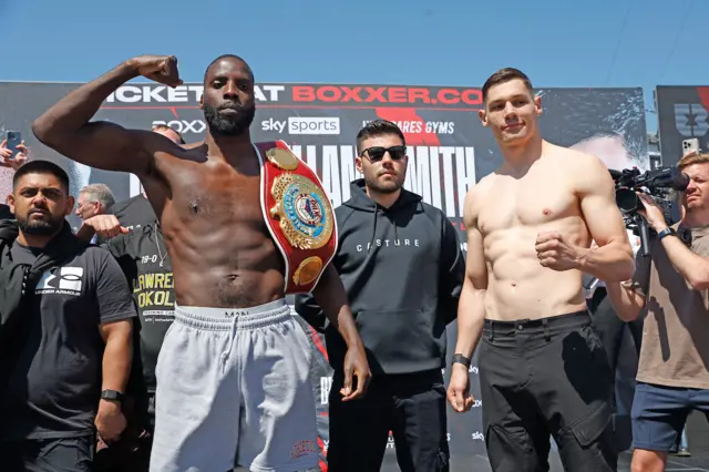 Lawrence Okolie and Chris Billam-Smith