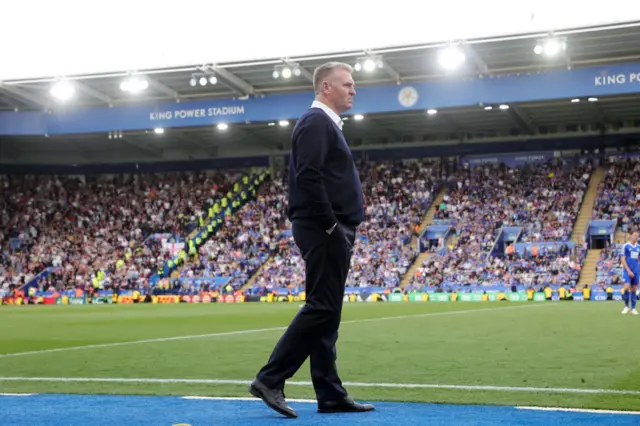 Leicester interim manager Dean Smith