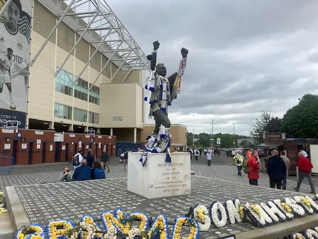 Billy Bremner statue at Elland Road