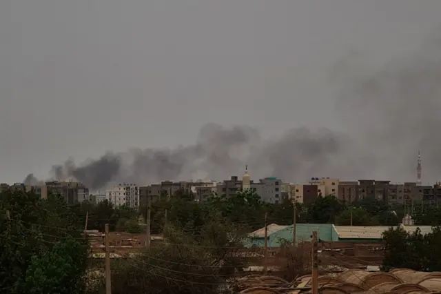 Smoke in Khartoum