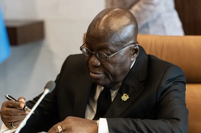 The President of Republic of Ghana Nana Addo Dankwa Akufo-Addo