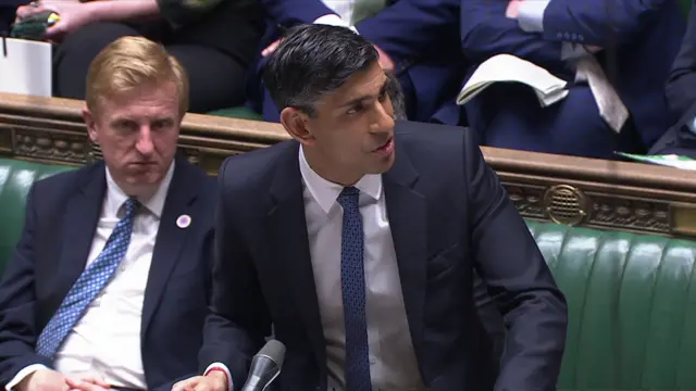 RIshi Sunak at PMQs