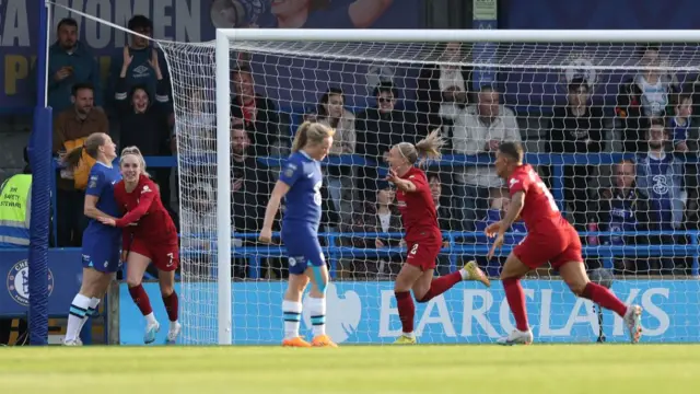 Emma Koivisto celebrates her goal